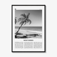 West Indies Print Black and White, West Indies Wall Art, West Indies Poster, West Indies Photo, West Indies Wall Décor, Caribbean