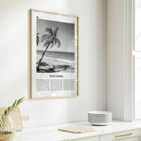 West Indies Print Black and White, West Indies Wall Art, West Indies Poster, West Indies Photo, West Indies Wall Décor, Caribbean