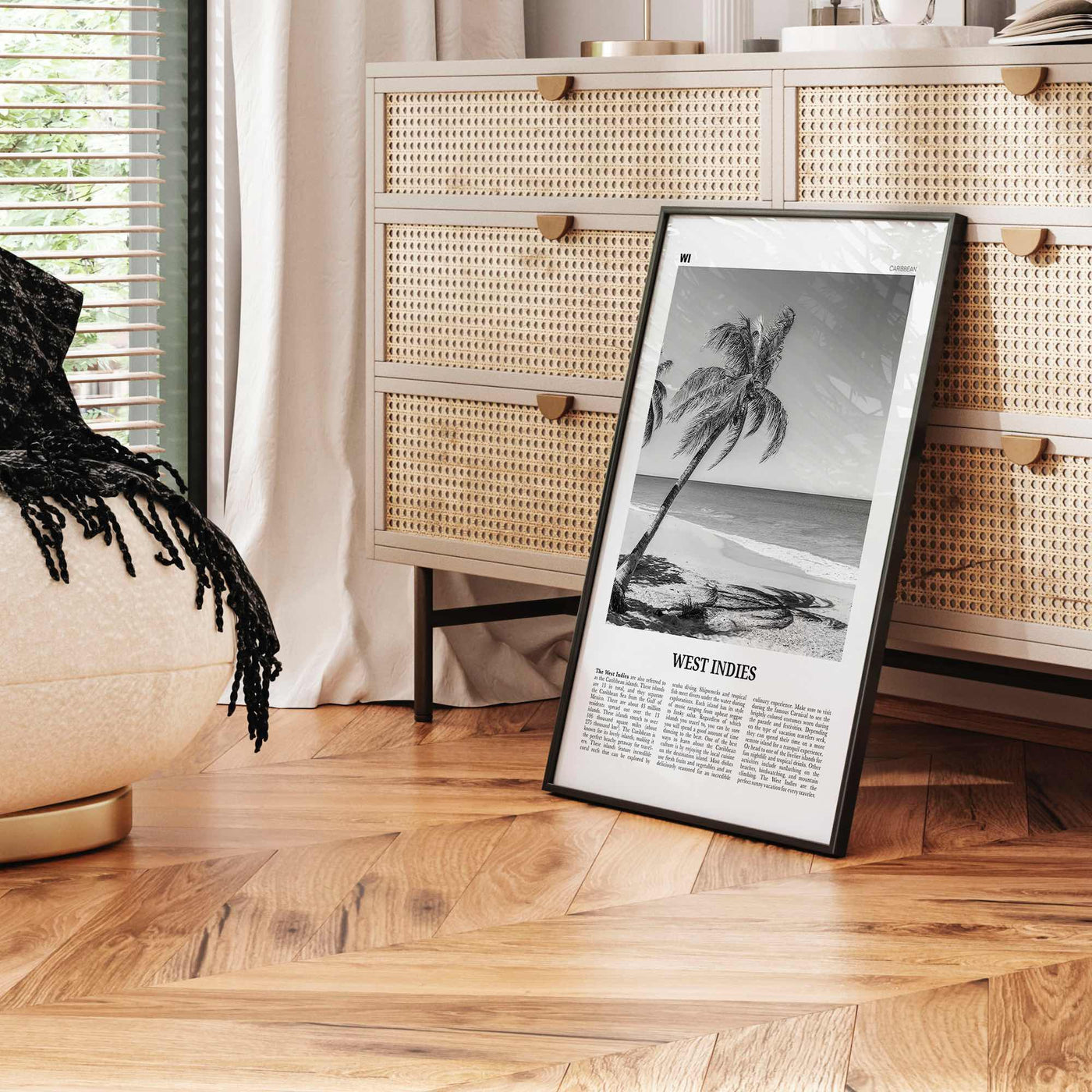 West Indies Print Black and White, West Indies Wall Art, West Indies Poster, West Indies Photo, West Indies Wall Décor, Caribbean