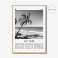 West Indies Print Black and White, West Indies Wall Art, West Indies Poster, West Indies Photo, West Indies Wall Décor, Caribbean