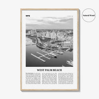 West Palm Beach Print Black and White No 1, West Palm Beach Wall Art, West Palm Beach Poster, West Palm Beach Photo, West Palm, Florida