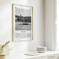 West Point Print Black and White, West Point Wall Art, West Point Poster, West Point Photo, West Point Map, West Point Wall Decor, New York