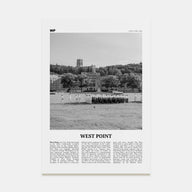 West Point Travel B&W Poster