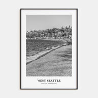 West Seattle Portrait B&W Poster