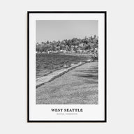 West Seattle Portrait B&W Poster