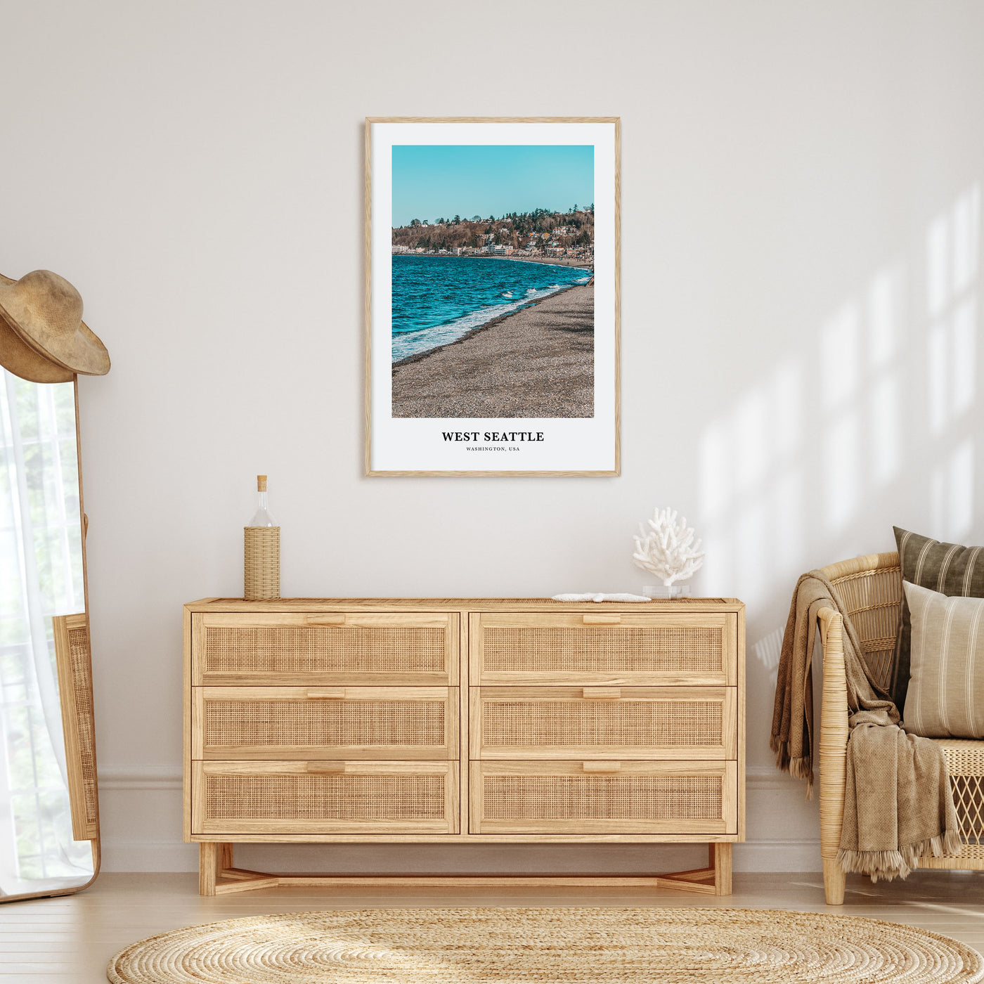 West Seattle Portrait Color Poster