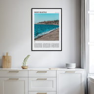 West Seattle Travel Color Poster
