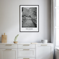 West Sussex Portrait B&W Poster
