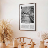 West Sussex Print Black and White, West Sussex Wall Art, West Sussex Poster, West Sussex Photo, West Sussex Map, England, UK, United Kingdom