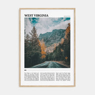 West Virginia Travel Color Poster