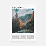 West Virginia Travel Color Poster