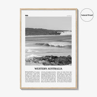 Western Australia Print Black and White, Western Australia Wall Art, Western Australia Poster, Western Australia Photo