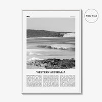 Western Australia Print Black and White, Western Australia Wall Art, Western Australia Poster, Western Australia Photo