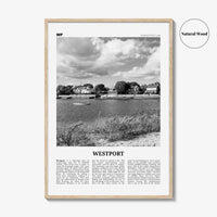 Westport Print Black and White Connecticut, Westport Wall Art, Westport Poster, Westport Photo, Westport Wall Décor, USA