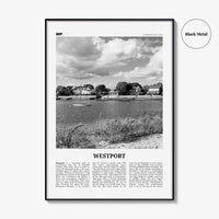 Westport Print Black and White Connecticut, Westport Wall Art, Westport Poster, Westport Photo, Westport Wall Décor, USA