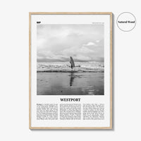 Westport Print Black and White Washington, Westport Wall Art, Westport Poster, Westport Photo, Westport Wall Décor, USA, United States