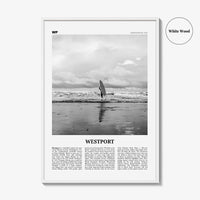 Westport Print Black and White Washington, Westport Wall Art, Westport Poster, Westport Photo, Westport Wall Décor, USA, United States