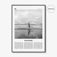 Westport Print Black and White Washington, Westport Wall Art, Westport Poster, Westport Photo, Westport Wall Décor, USA, United States