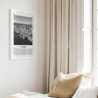 Wexford Print Black and White, Wexford Wall Art, Wexford Poster, Wexford Photo, Wexford Wall Décor, Wexford Map, Ireland