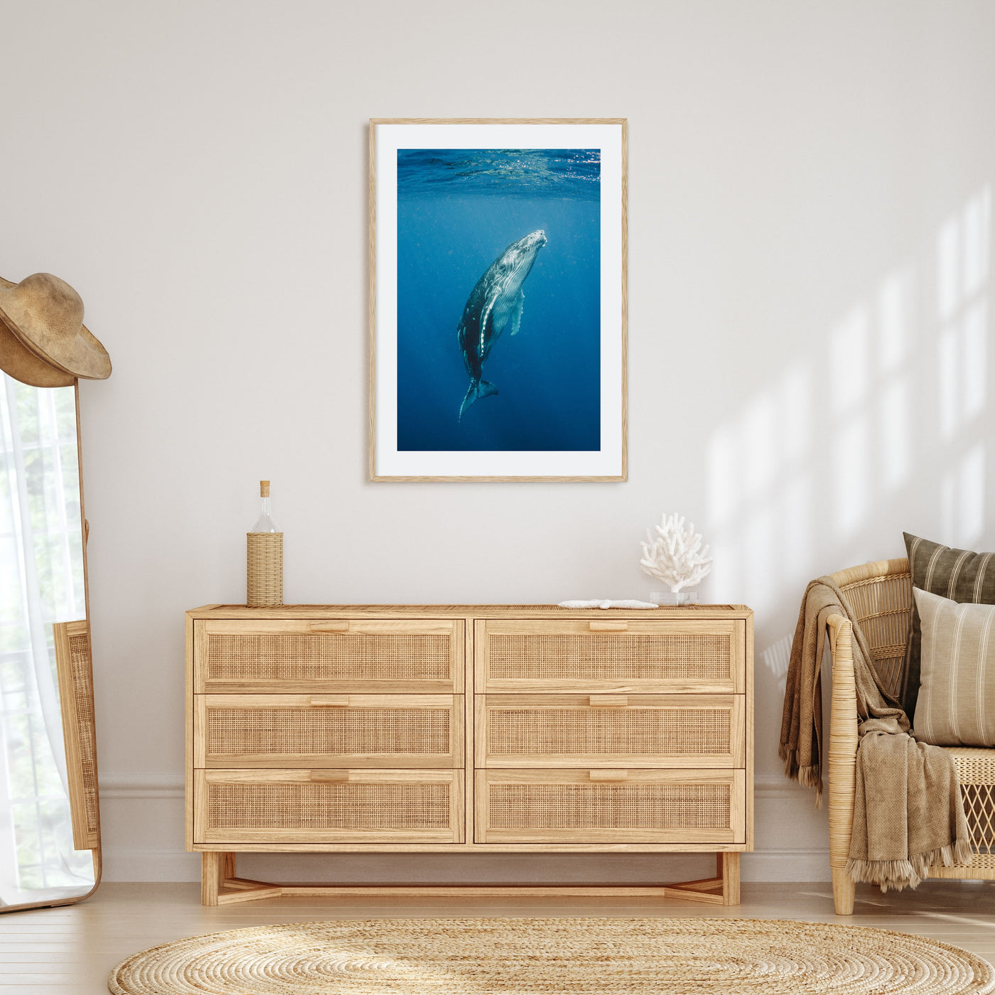 Whale Photo Color No 2 Poster