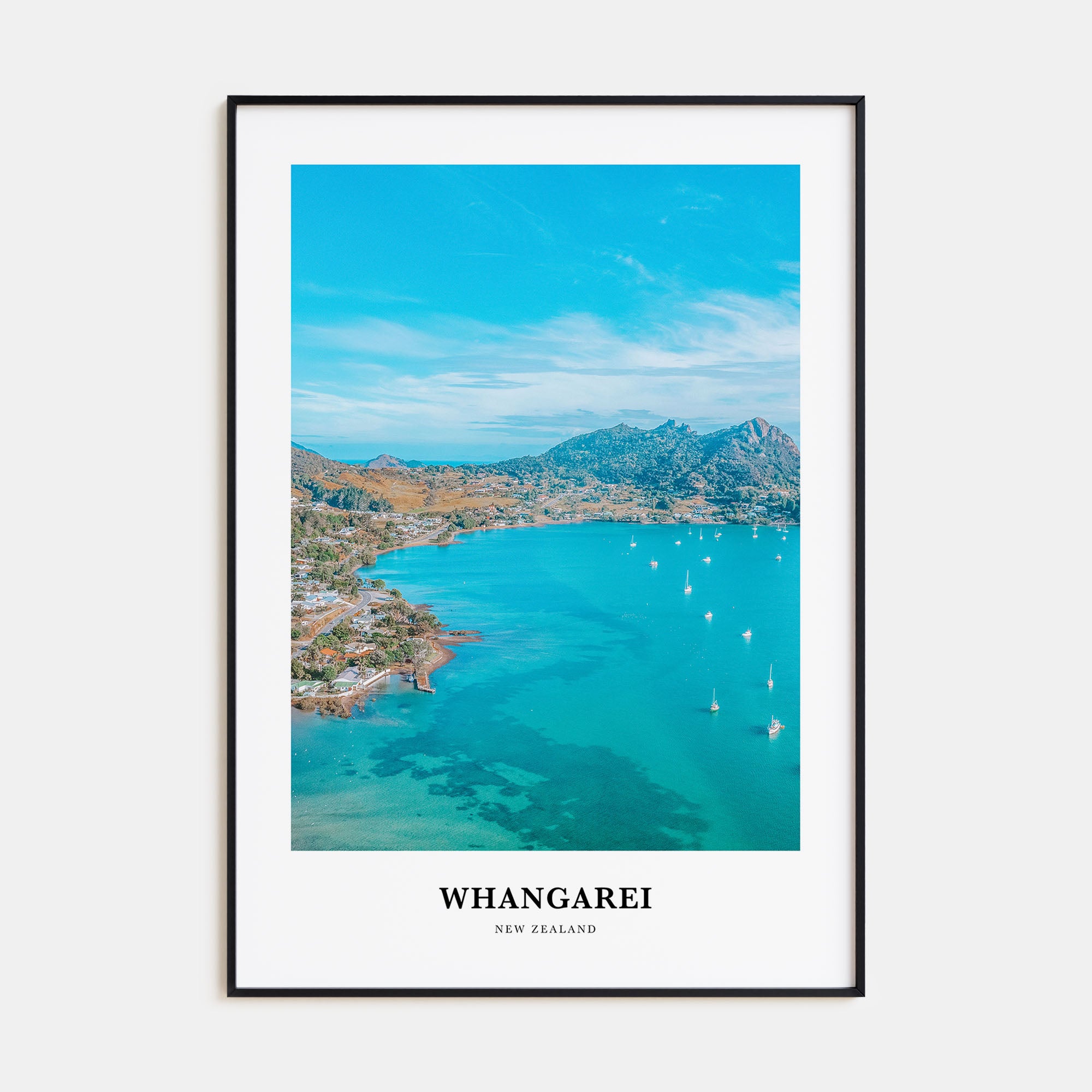 Whangarei Portrait Color Poster