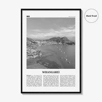 Whangarei Print Black and White, Whangarei Wall Art, Whangarei Poster, Whangarei Photo, Whangarei Wall Décor, Whangarei Map, New Zealand