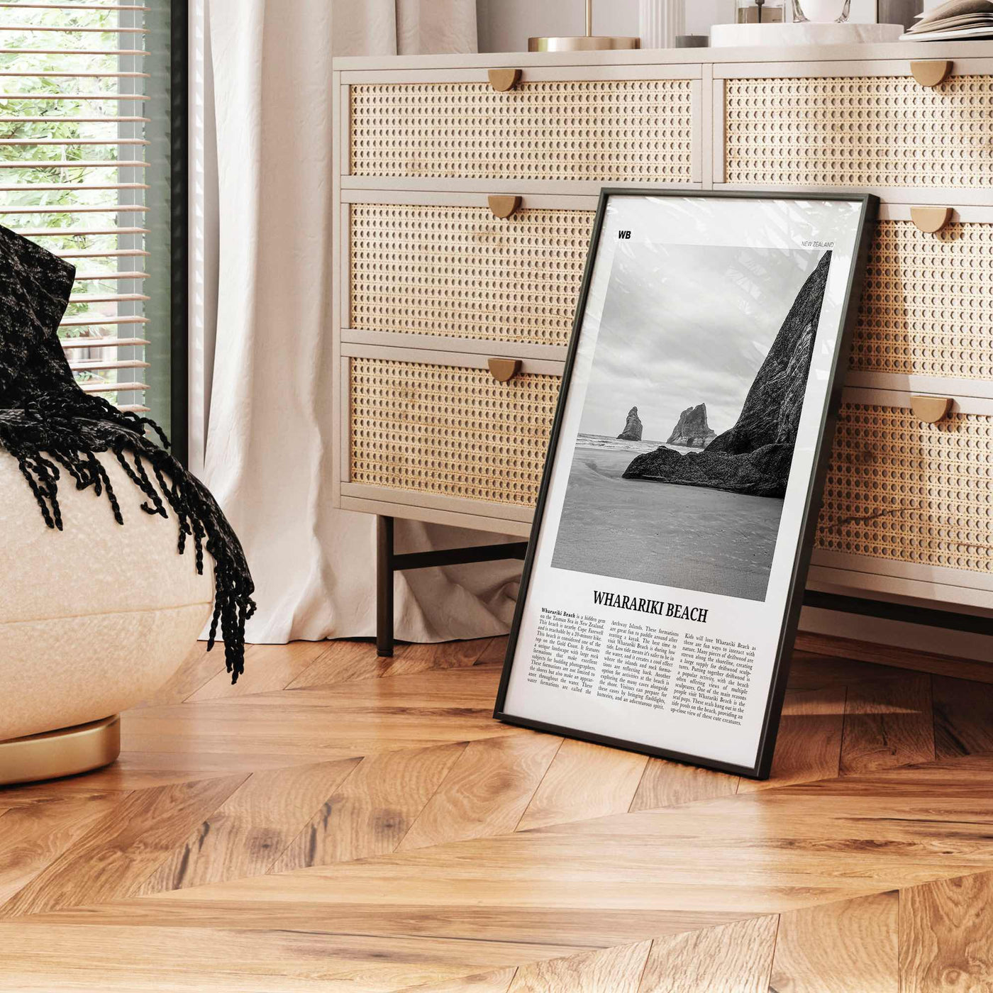 Wharariki Beach Print Black and White, Wharariki Beach Wall Art, Wharariki Beach Poster, Wharariki Beach Photo, Wharariki Décor, New Zealand