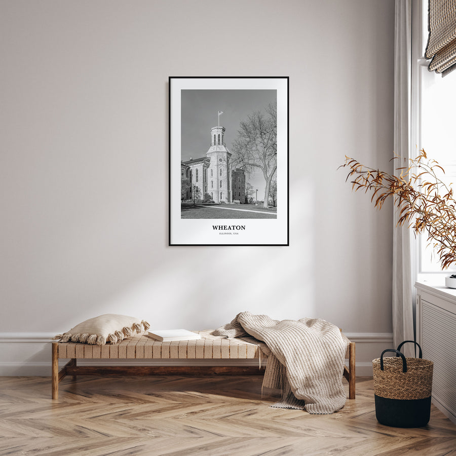 Wheaton Portrait B&W Poster