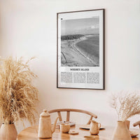 Whidbey Island Print Black and White, Whidbey Island Wall Art, Whidbey Island Poster, Whidbey Island Photo, Whidbey Island Map, Washington