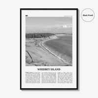 Whidbey Island Print Black and White, Whidbey Island Wall Art, Whidbey Island Poster, Whidbey Island Photo, Whidbey Island Map, Washington