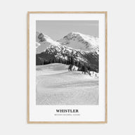Whistler Portrait B&W Poster