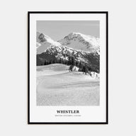 Whistler Portrait B&W Poster