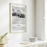 Whistler Print Black and White, Whistler Wall Art, Whistler Poster, Whistler Photo, Whistler Wall Décor, British Columbia, Canada
