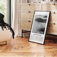 Whitsunday Islands Print Black and White, Whitsunday Wall Art, Whitsunday Poster, Whitsunday Photo, Queensland, Australia, Oceania