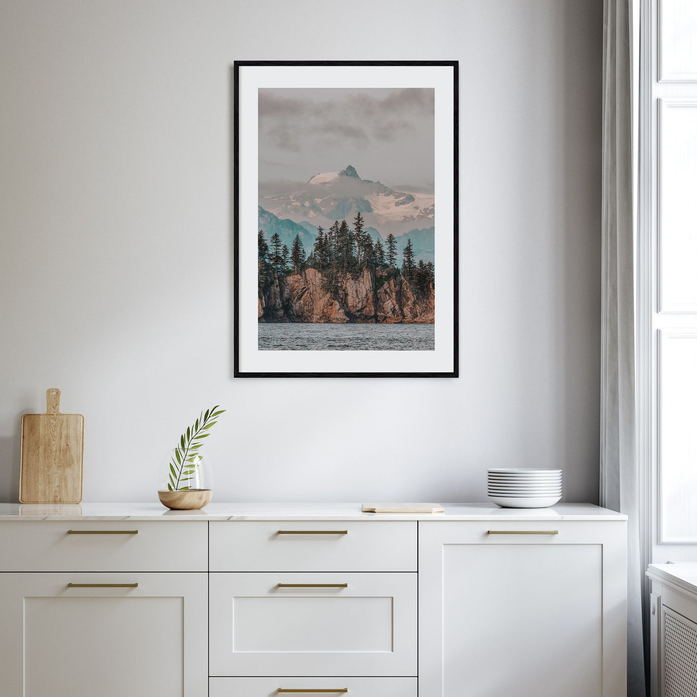 Whittier, Alaska Photo Color Poster