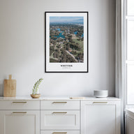 Whittier, California Portrait Color Poster