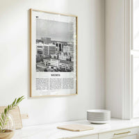 Wichita Print Black and White, Wichita Wall Art, Wichita Poster, Wichita Photo, Wichita Wall Décor, Kansas, USA, United States North America