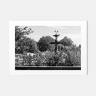 Wicker Park Landscape B&W Poster
