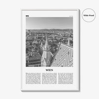 Wien Print Black and White, Wien Wall Art, Wien Poster, Wien Photo, Wien Wall Décor, Wien Map, Austria