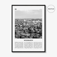 Wiesbaden Print Black and White, Wiesbaden Wall Art, Wiesbaden Poster, Wiesbaden Photo, Wiesbaden Wall Décor, Wiesbaden Map, Germany