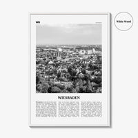 Wiesbaden Print Black and White, Wiesbaden Wall Art, Wiesbaden Poster, Wiesbaden Photo, Wiesbaden Wall Décor, Wiesbaden Map, Germany