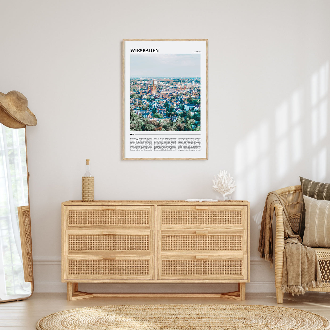 Wiesbaden Travel Color Poster