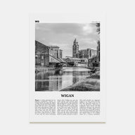 Wigan Travel B&W Poster