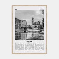 Wigan Travel B&W Poster