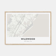 Wildwood Map Landscape Poster
