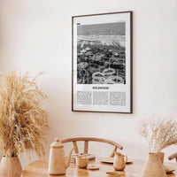Wildwood Print Black and White, Wildwood Wall Art, Wildwood Poster, Wildwood Photo, Wildwood Wall Décor, Wildwood Map, New Jersey, USA