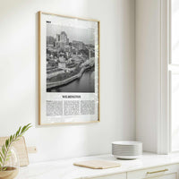 Wilmington Print Black and White Delaware, Wilmington Wall Art, Wilmington Poster, Wilmington Photo, Wilmington Wall Décor, USA