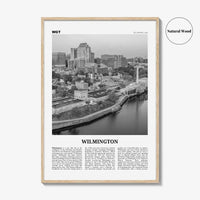 Wilmington Print Black and White Delaware, Wilmington Wall Art, Wilmington Poster, Wilmington Photo, Wilmington Wall Décor, USA