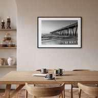 Wilmington, North Carolina Landscape B&W Poster