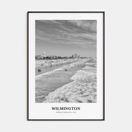 Wilmington, North Carolina Portrait B&W No 1 Poster